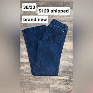 7 For All Mankind Dark Blue Flare Jeans